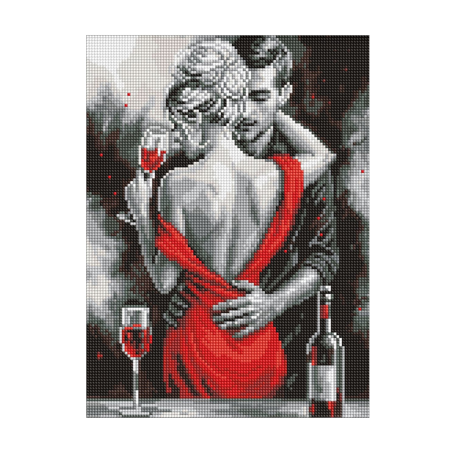 

Алмазна мозаїка Ideyka Червоне кохання, 30*40 см (AMO8357)