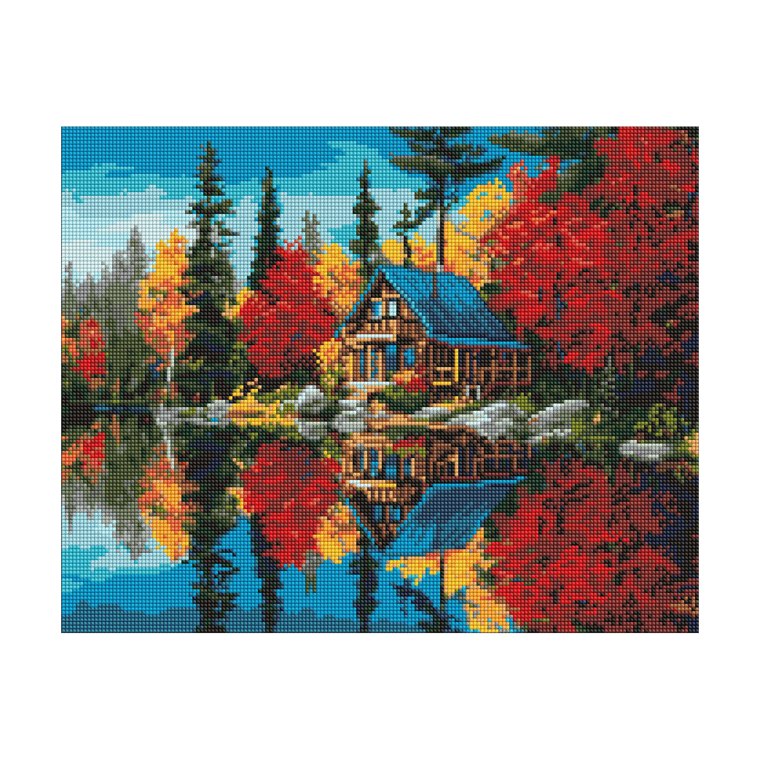 

Алмазна мозаїка Ideyka Барви над водою, 40*50 см (AMO20052)