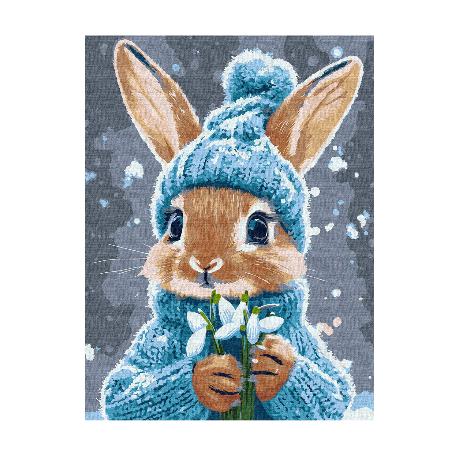 

Картина за номерами Ideyka Кролик з підсніжниками, 30*40 см (KHO6751)