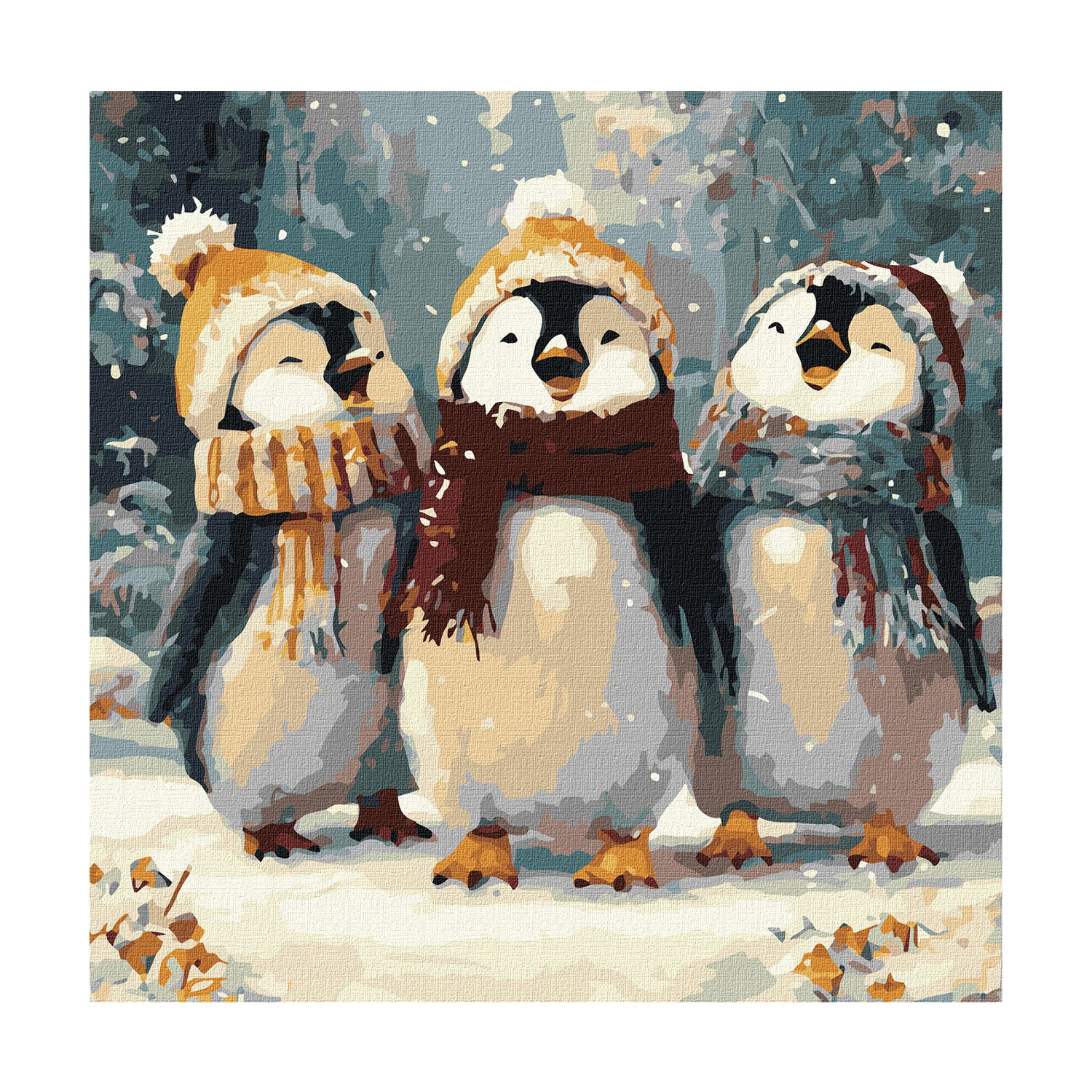 

Картина за номерами Ideyka Щасливі співи, 40*40 см (KHO6856)