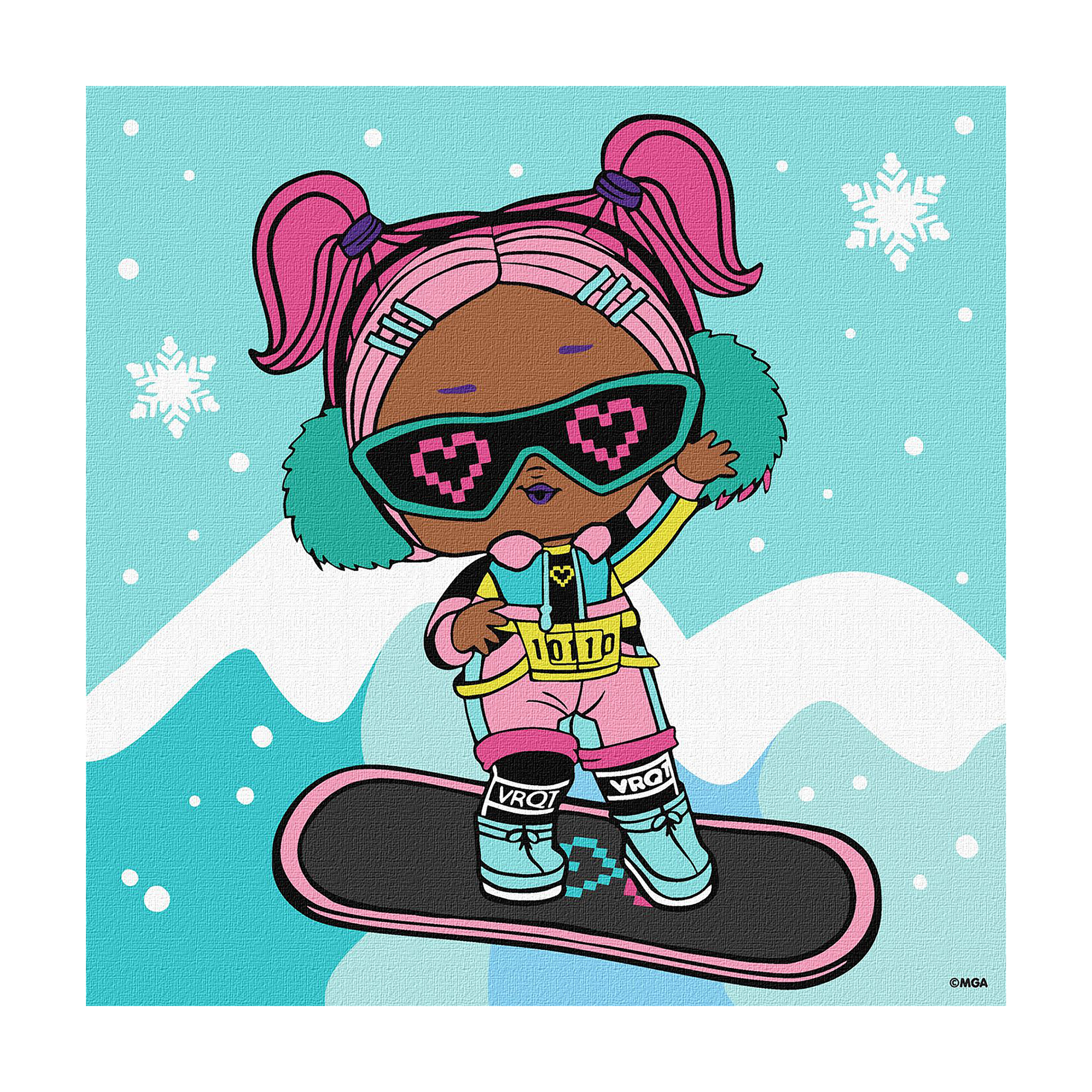 

Картина за номерами Ideyka L.O.L. Surprise! Jolly Vibes. V.R.Q.T., 25*25 см (KHO1321)