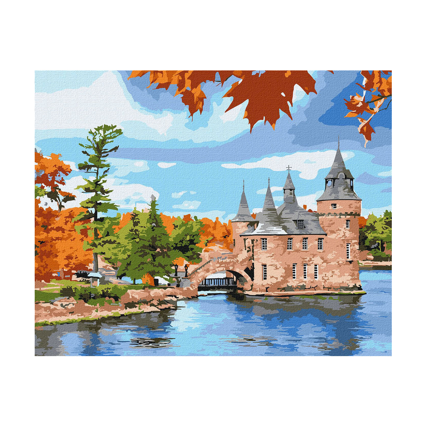 

Картина за номерами Ideyka Замок на озері, 40*50 см (KHO6369)