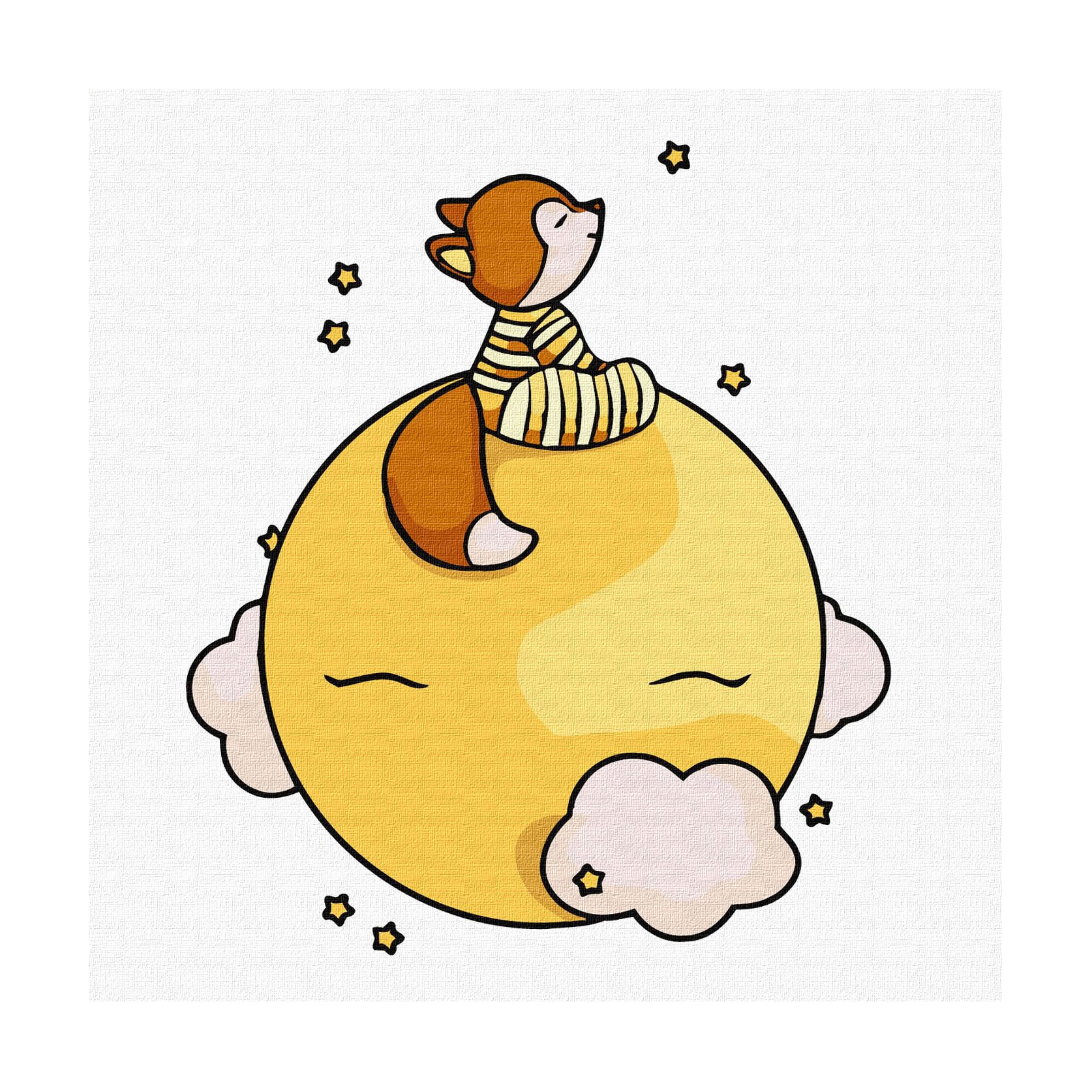 

Картина за номерами Ideyka Рахуючи зірки, 25*25 см (KHO6143)