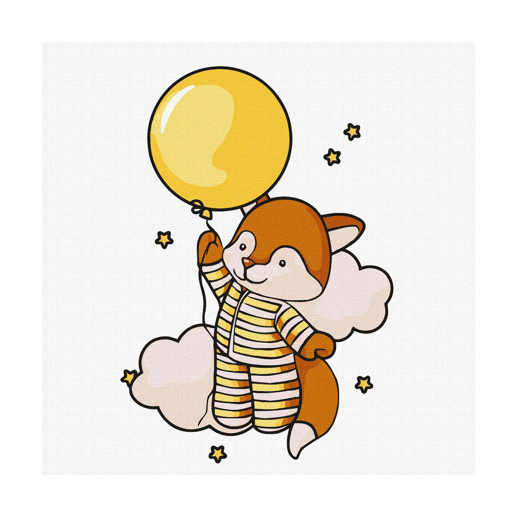 

Картина за номерами Ideyka Досліджуючи небо, 25*25 см (KHO6144)