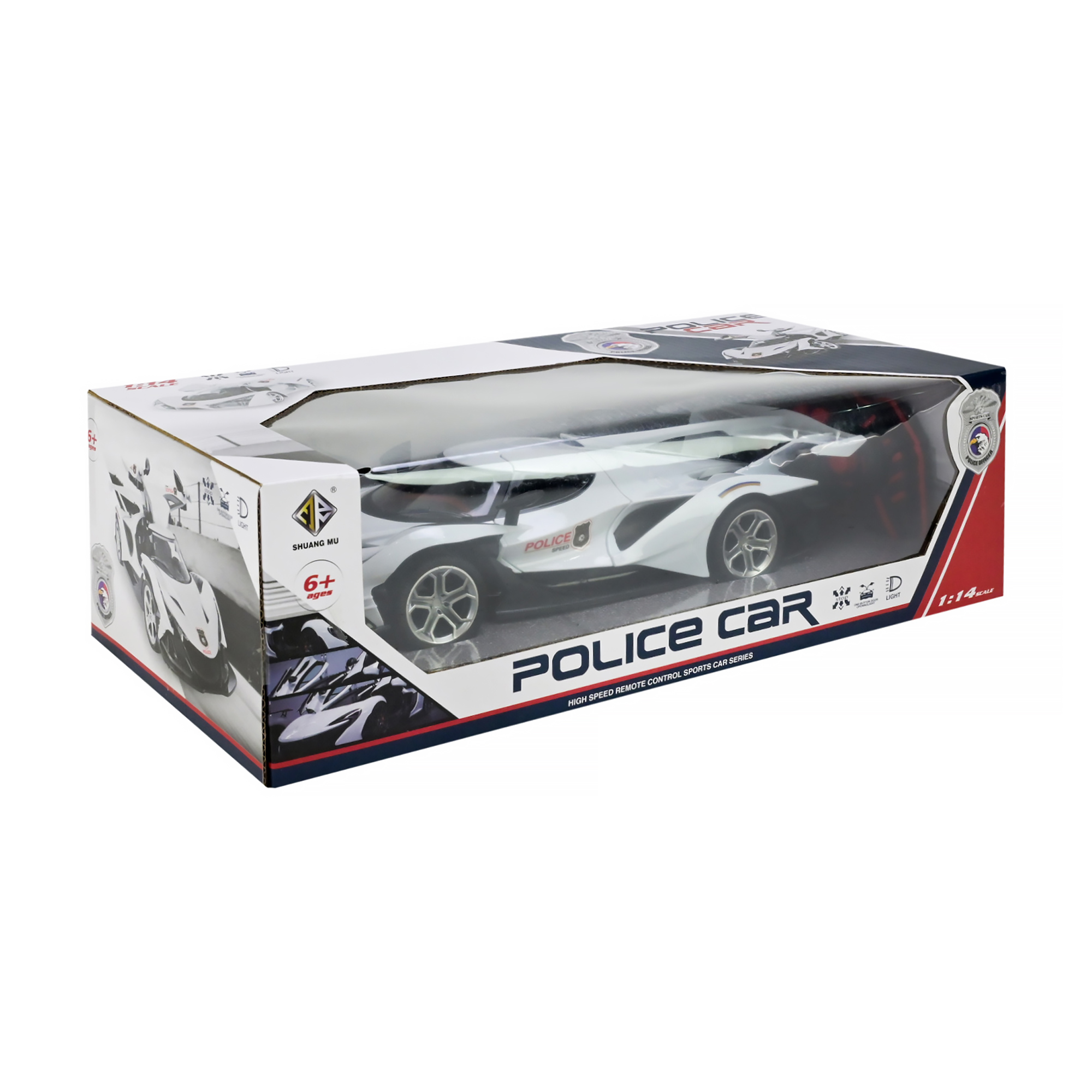 

Дитяча машинка Shantou Police Car на радіокеруванні, від 6 років (565-K32)