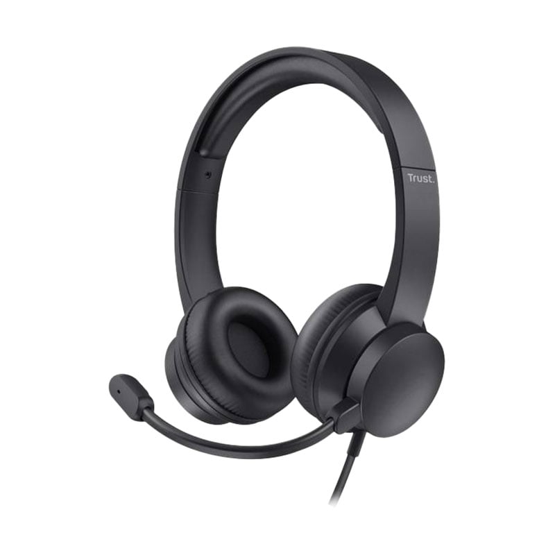 

Гарнітура дротова Trust Ayda USB-A, чорна (25088_TRUST)