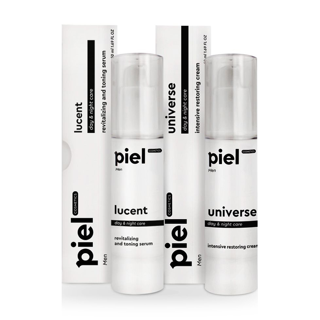 

Чоловічий базовий комплекс для обличчя Piel Cosmetics (сироватка, 30 мл + крем, 50 мл)