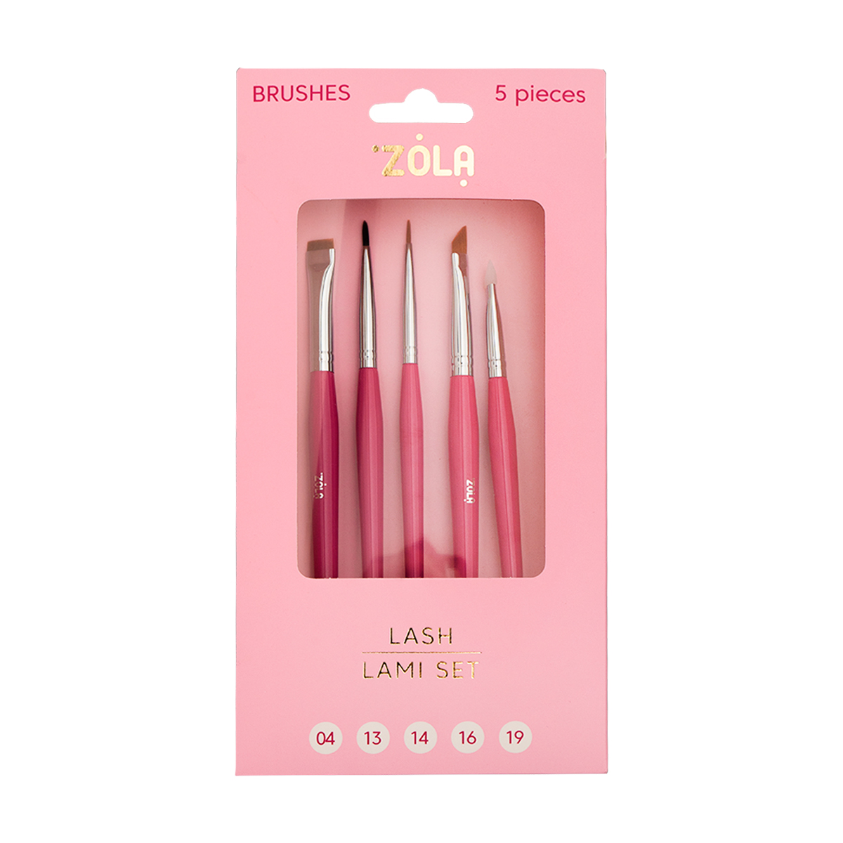 

Набір пензликів для ламінування вій Zola Lash Lami Set, 5 шт