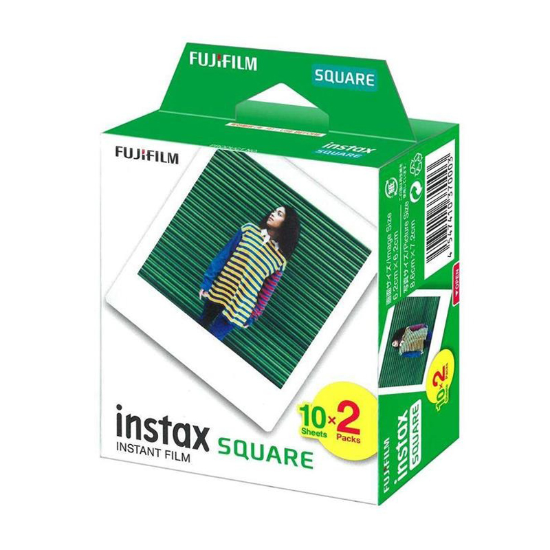 

Фотопапір для камери миттєвого друку Fujifilm Instax Square Glossy, 62*62 мм, 2*10 шт (16921634)