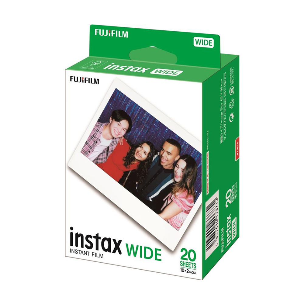 

Фотопапір для камери миттєвого друку Fujifilm Instax Wide Glossy, 108*86 мм, 2*10 шт (16899910)
