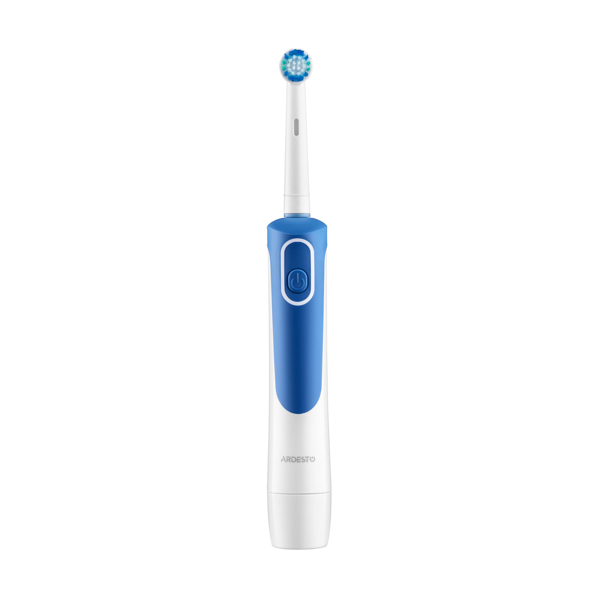 

Електрична зубна щітка Ardesto Electric Toothbrush 3 насадки, біло-синя, 1 шт (ETB-I009WB)