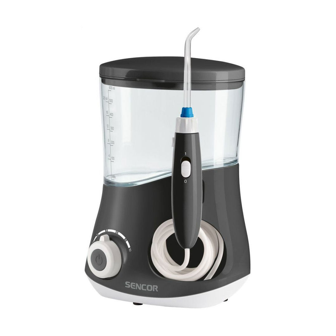 

Іригатор стаціонарний Sencor Oral Irrigator 4 насадки, чорний, 1 шт (SOI2200SL)