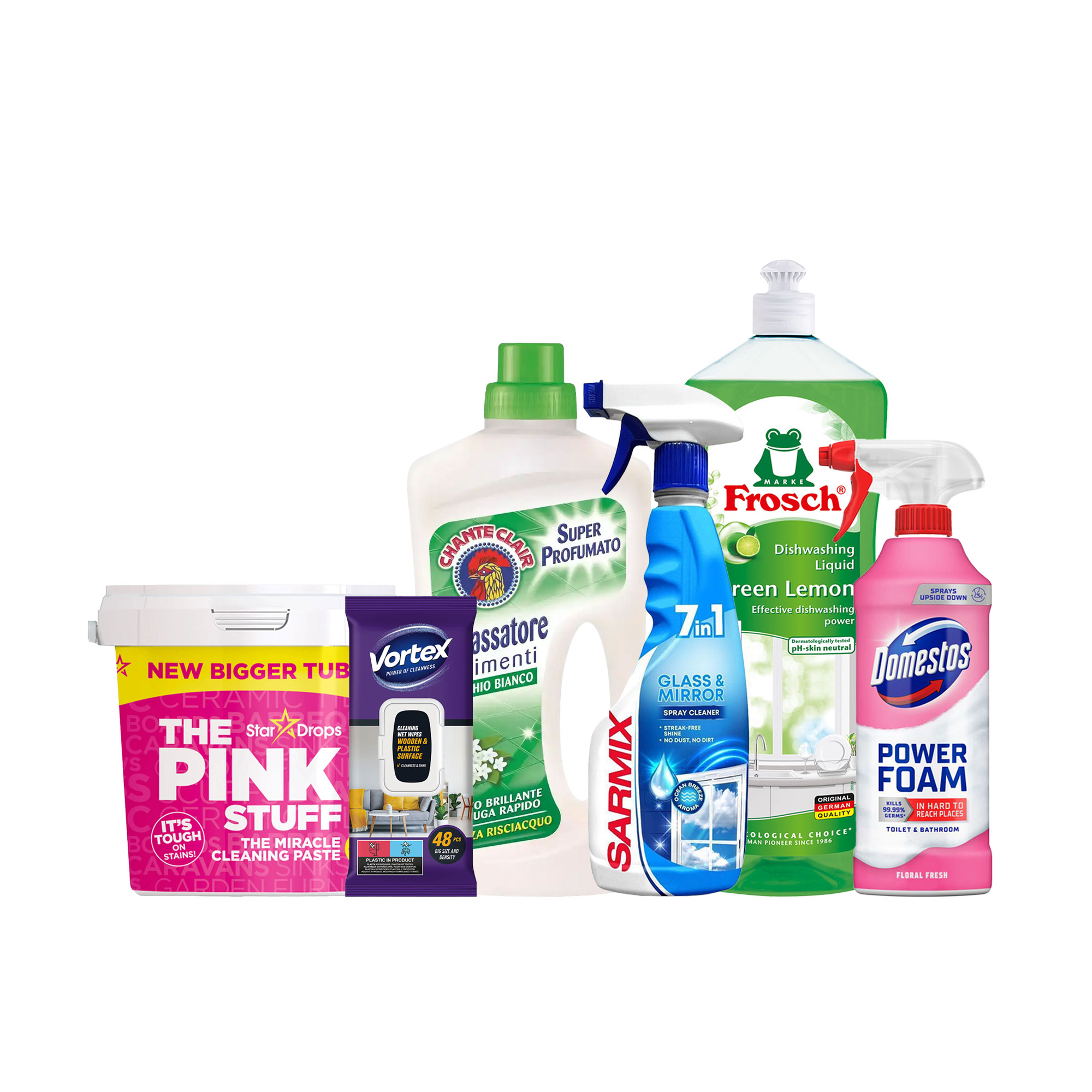 

Набір для ідеального прибирання Clean Box, 6 продуктів