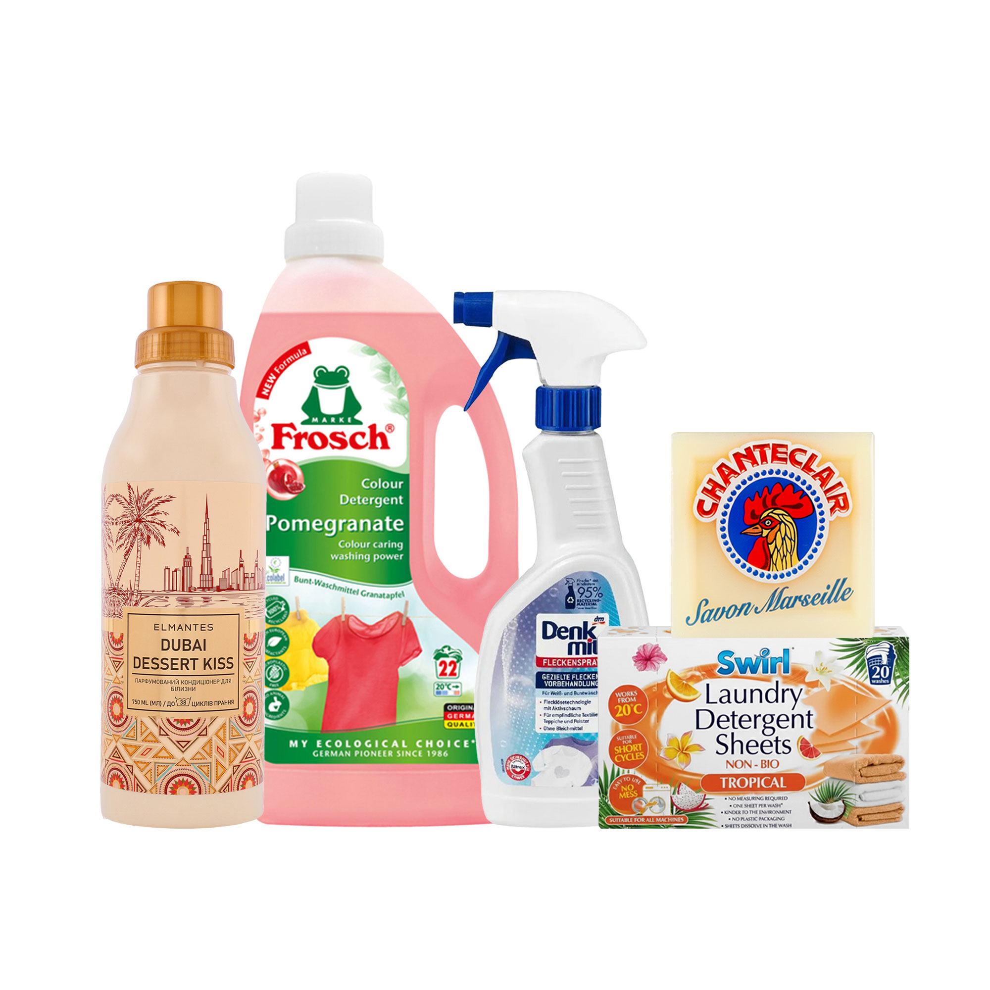 

Набір для ефективного прання Clean Box, 5 продуктів