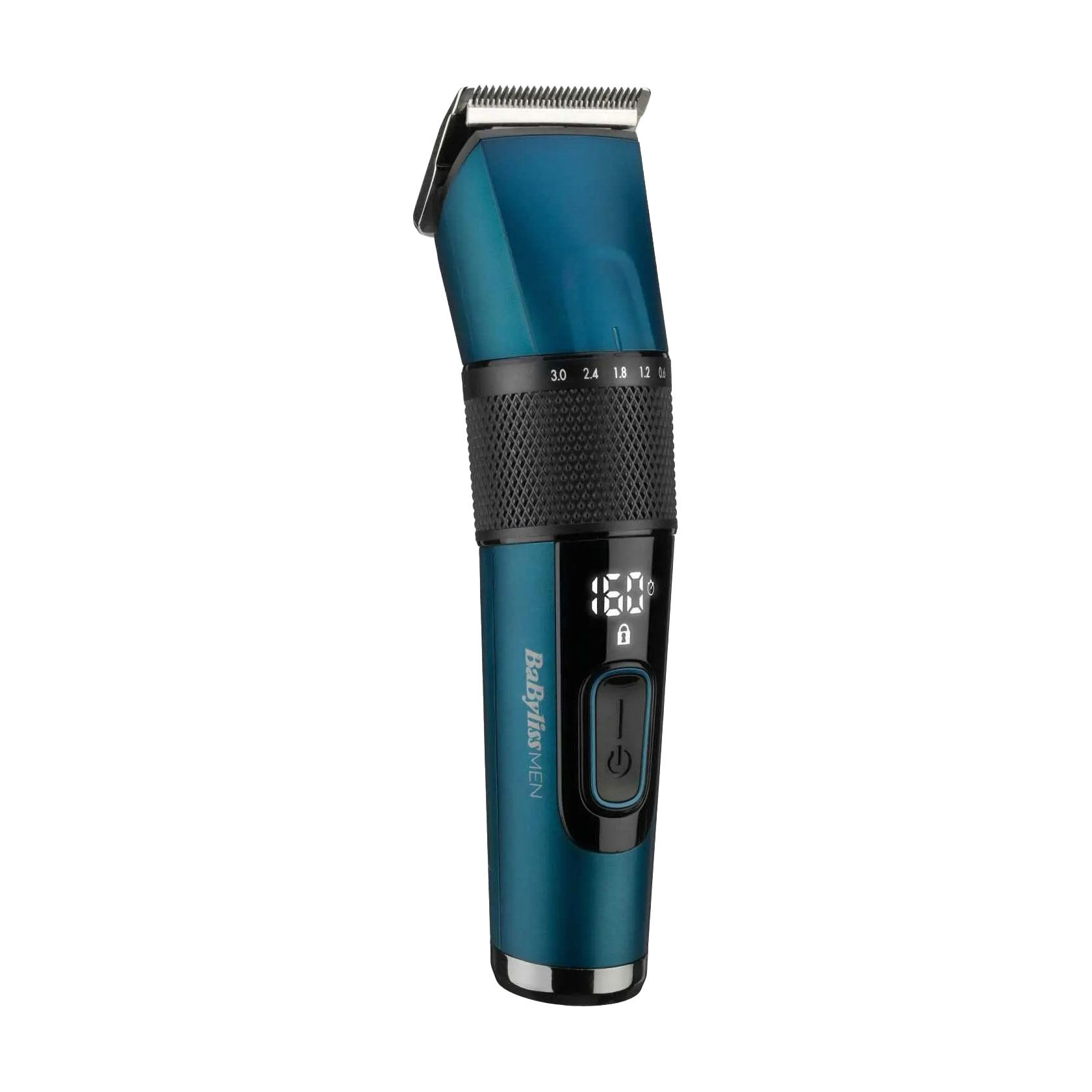

Машинка для стрижки BaByliss MEN 8 насадок, з кейсом, синя (E990E)