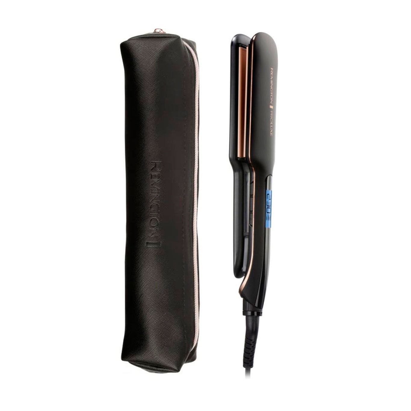 

Вирівнювач для волосся Remington Proluxe Midnight Edition з дисплеєм, чорний (S9150B)