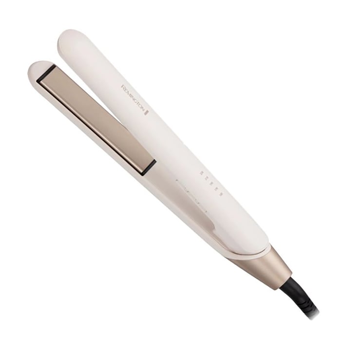 

Вирівнювач для волосся Remington Shea Soft, біло-золотий (S4740)