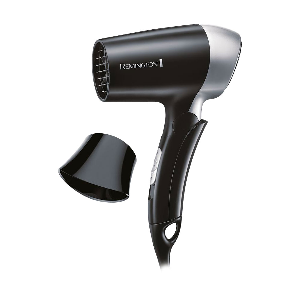 Дорожній фен для волосся Remington On The Go з насадкою концентратор, чорний (D2400)