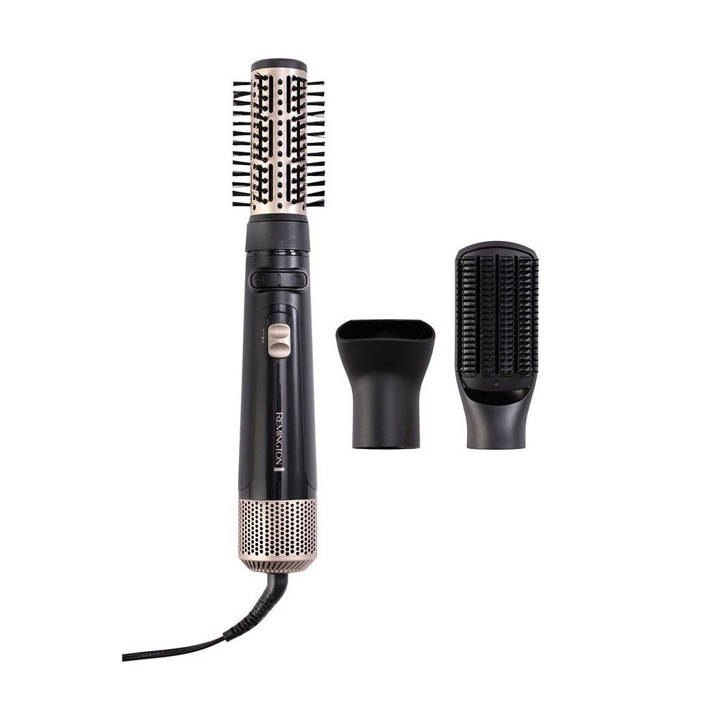 

Фен-щітка для волосся Remington Blow Dry & Style Caring 3 насадки, чорний (AS7580)