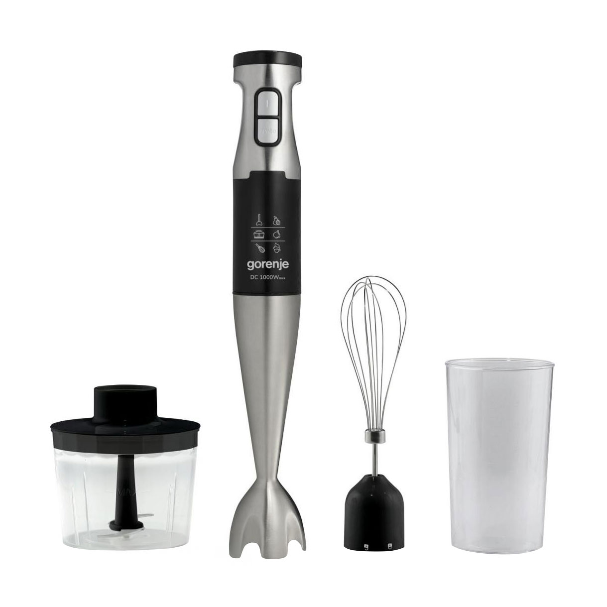 

Блендер заглибний Gorenje чорний (HBX1000E)