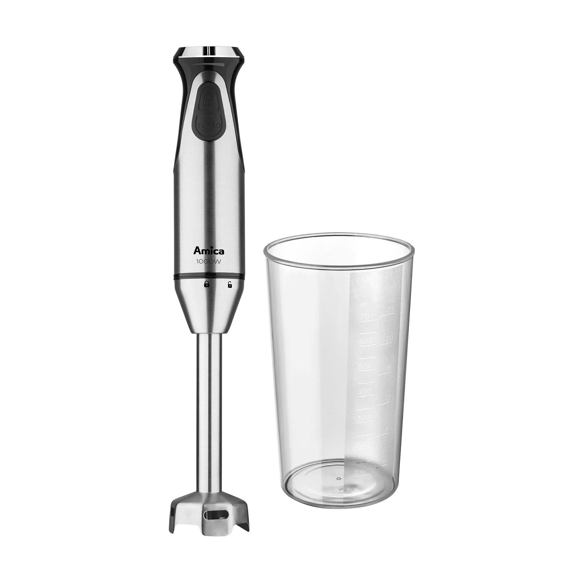 

Блендер заглибний Amica сріблястий (BD8011)