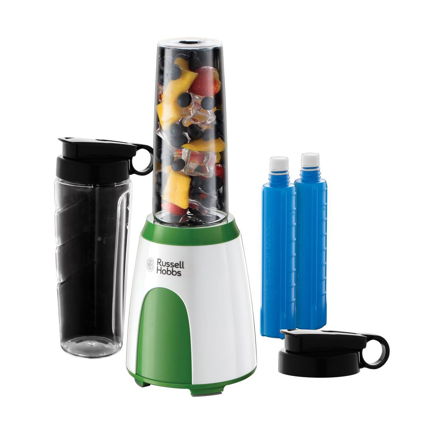 

Блендер для смузі Russell Hobbs Explore Mix & Go Cool біло-зелений (25160-56)