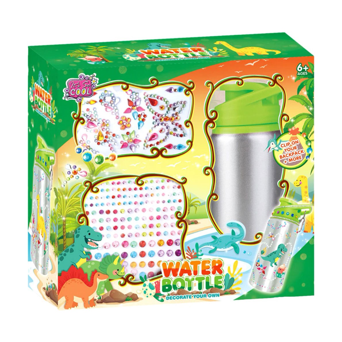 

Дитячий набір для творчості YG Toys Розфарбуй пляшку: Динозавр, від 6 років (JX20430-2)