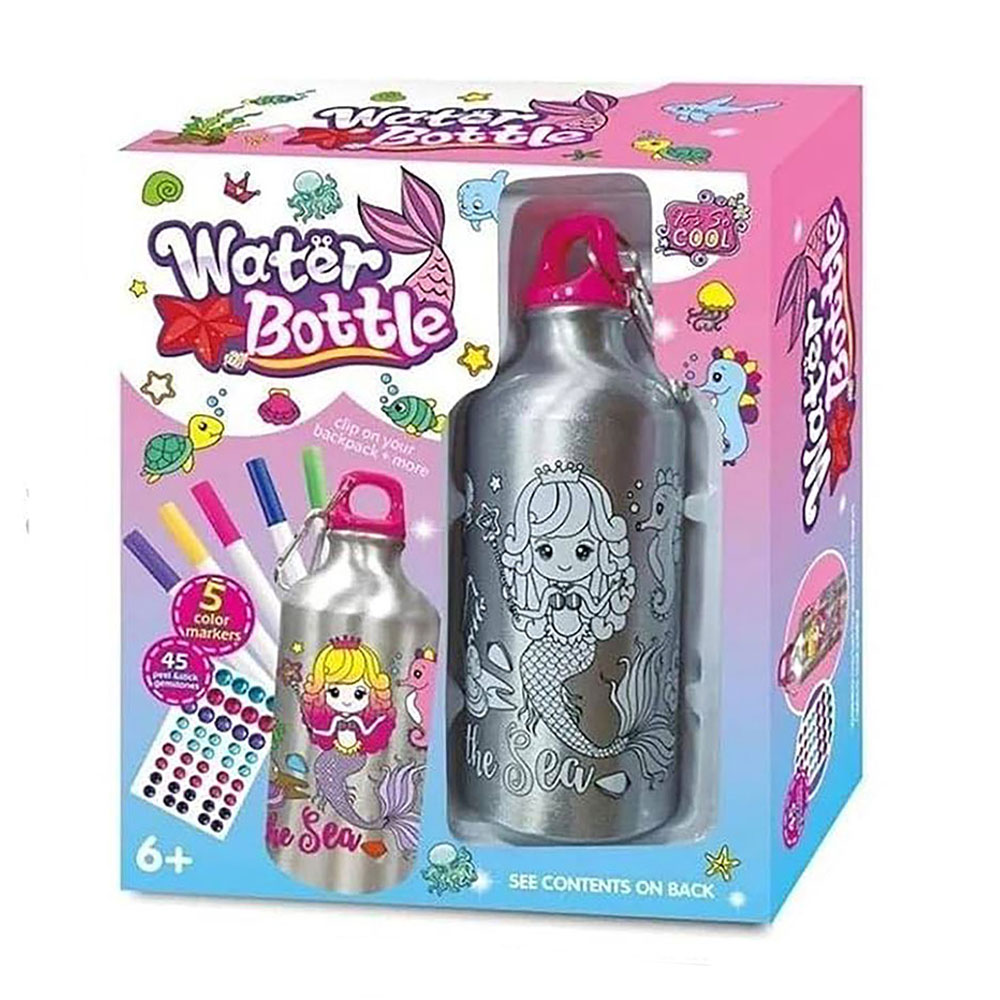 

Дитячий набір для творчості YG Toys Розфарбуй пляшку: Русалка, від 6 років (JX20420-1)