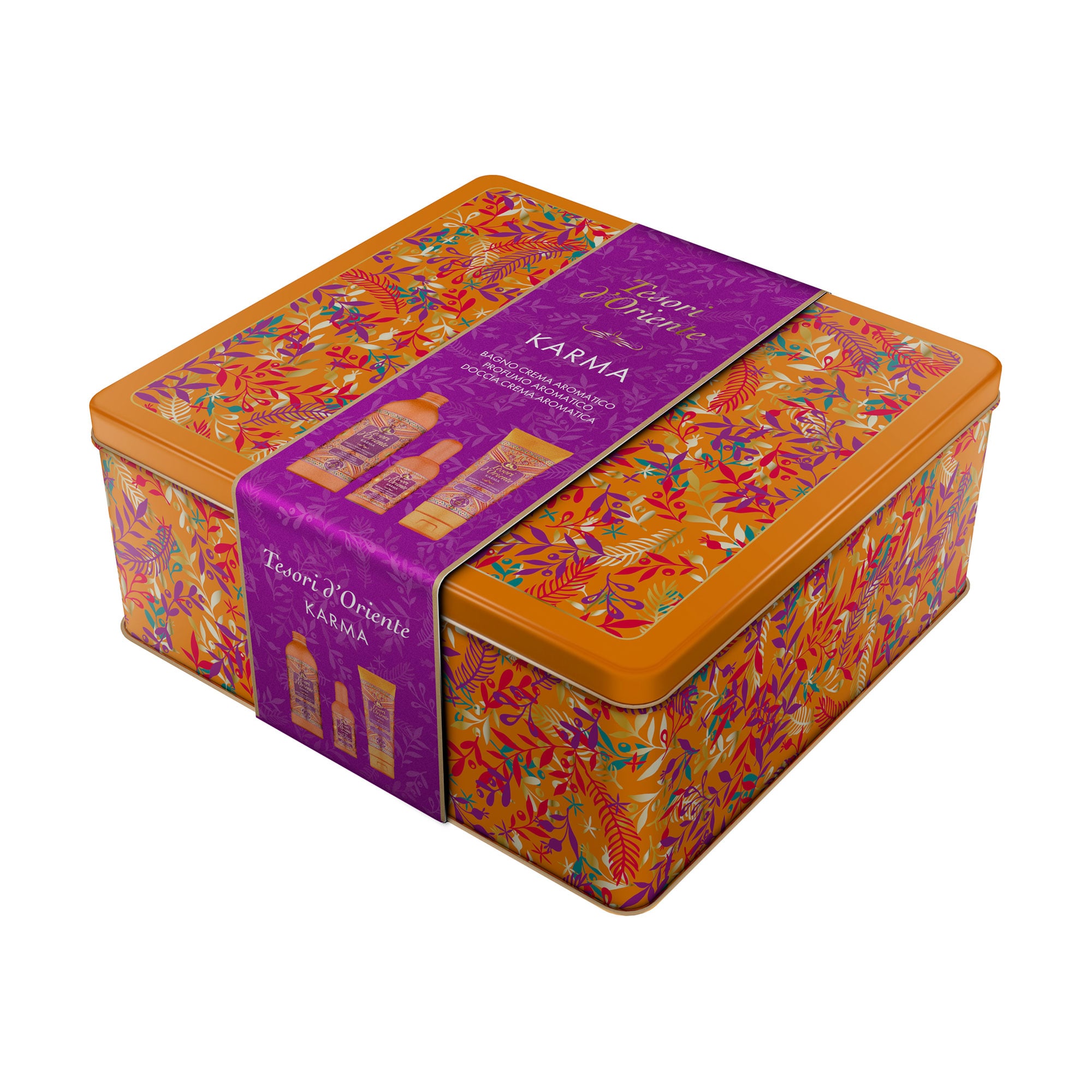 

Подарунковий набір Tesori d'Oriente Карма (парфумована вода, 100 мл + гель для душу, 250 мл + гель для ванни, 500 мл)