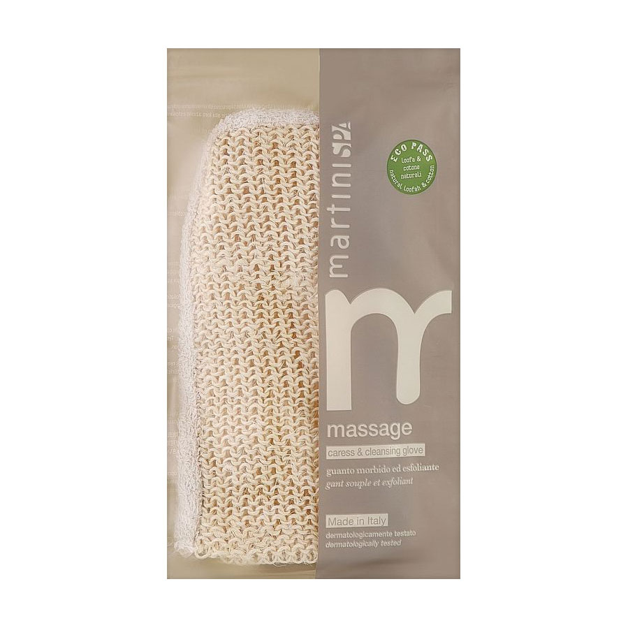 

Мочалка-рукавичка MARTINI SPA Bambu Scented Body Sponge двостороння, із бавовни (0042MMM)