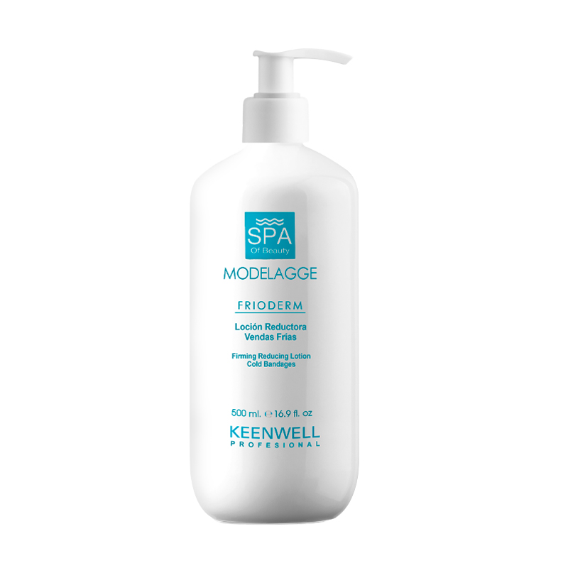 

Лосьйон для холодного обгортання тіла Keenwell Spa Of Beauty Modelagge Frioderm Firming Reducing Lotion, 500 мл
