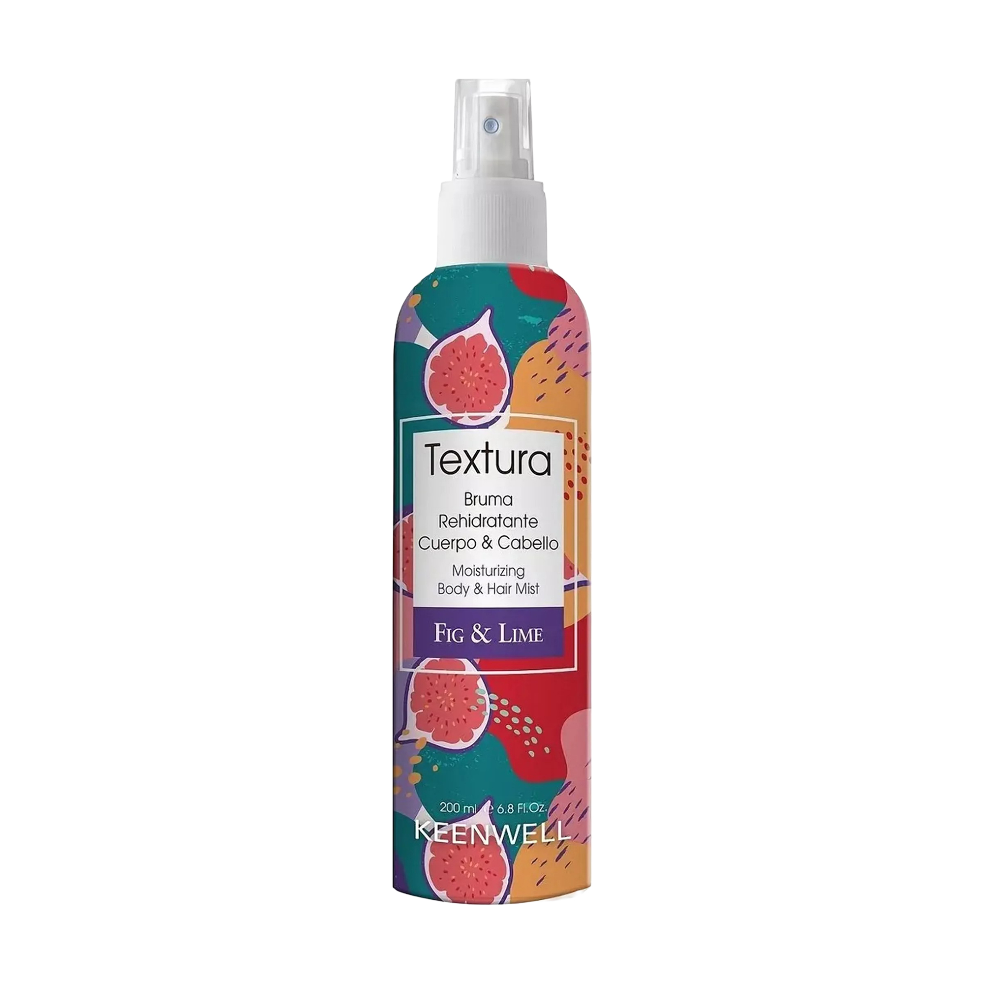 

Спрей-міст для волосся та тіла Keenwell Textura Moisturizing Body Hair & Mist Fig & Lime, 200 мл