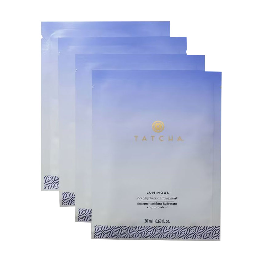 

Тканинна маска для обличчя Tatcha Luminous Deep Hydration Lifting Mask, 4*20 мл