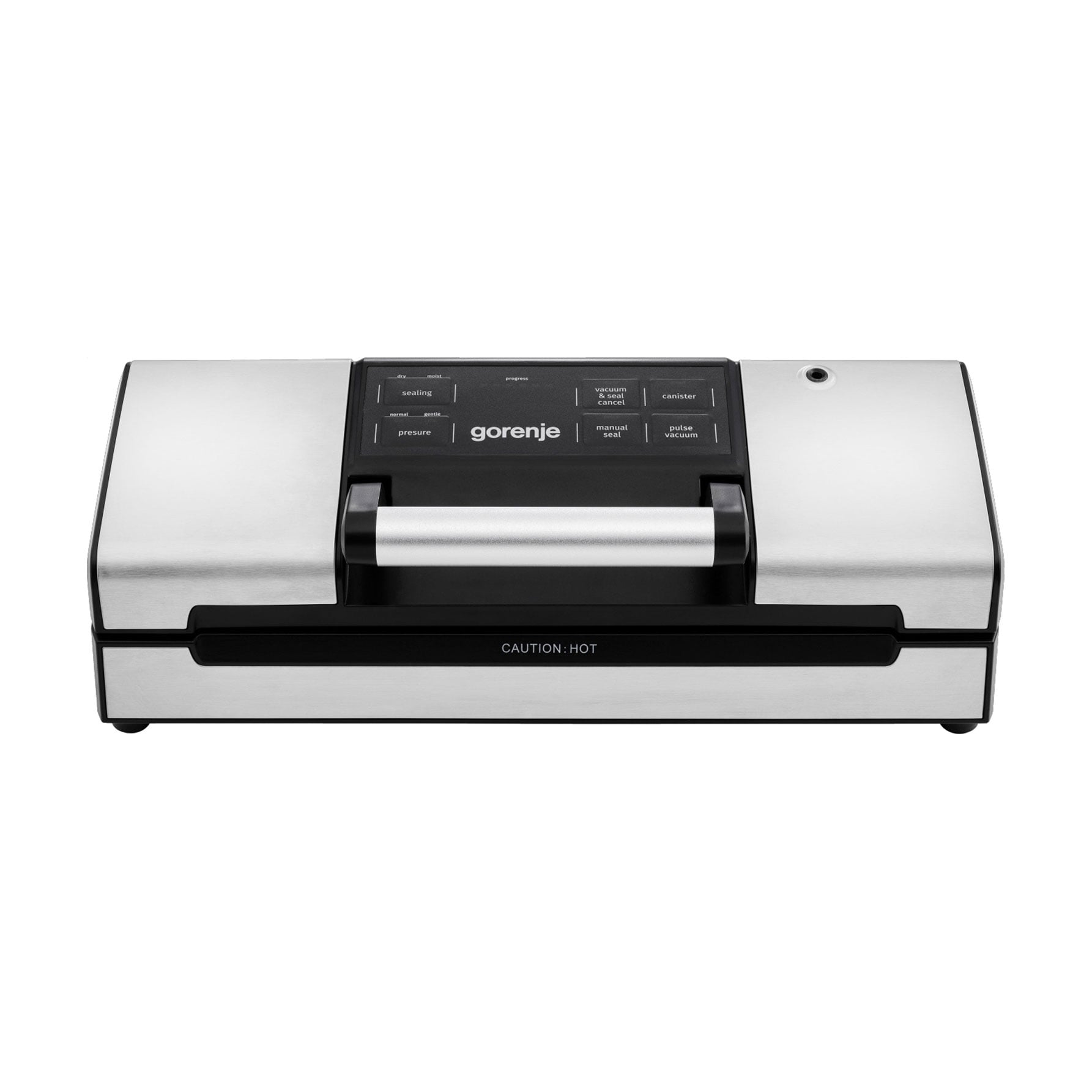 

Вакууматор для пакетів Gorenje Електронне керування, 10 пакетів, чорний (VS120EPRO)