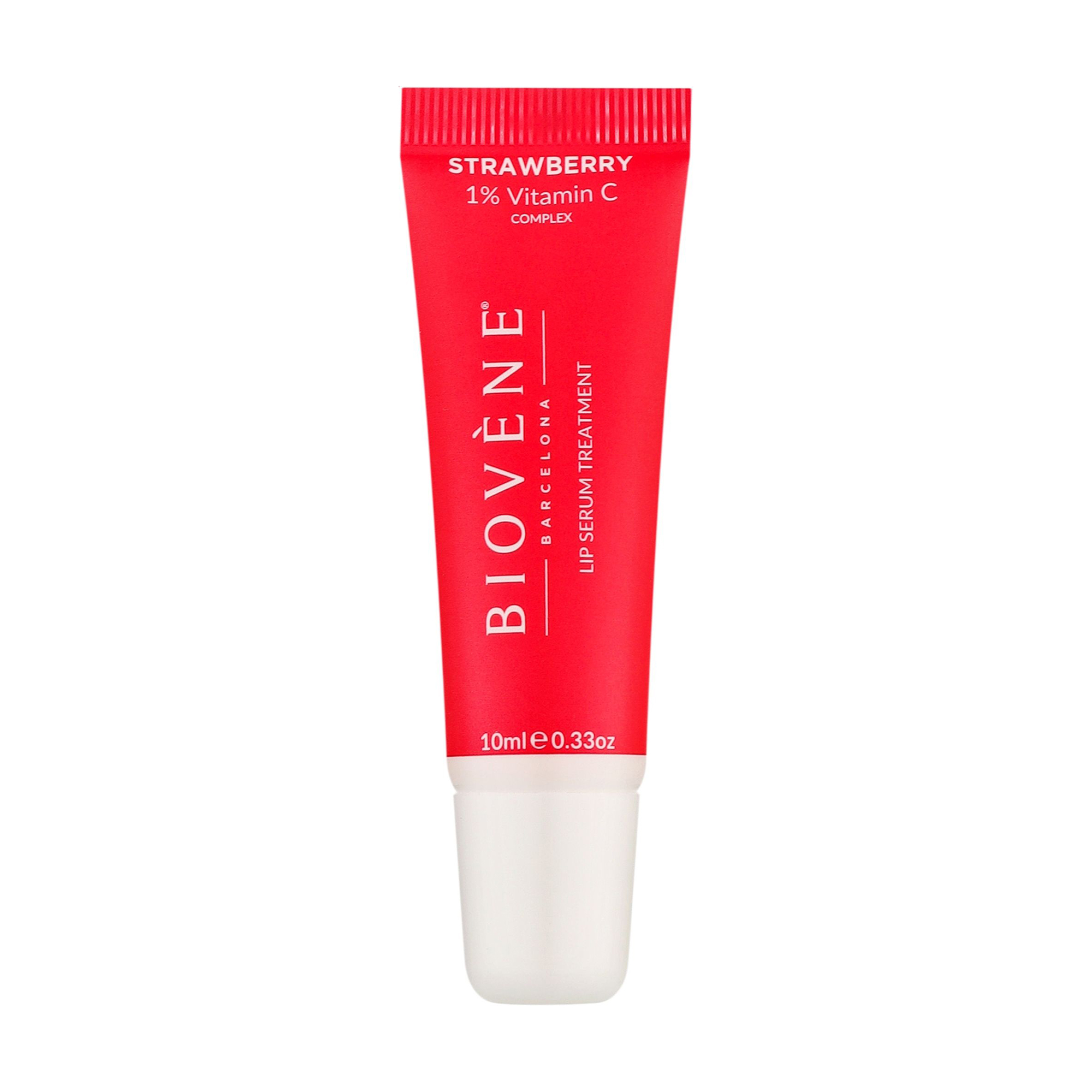 

Сироватка для губ Biovene Strawberry 1% Vitamin C Complex Glow Lip Serum Treatment Полуниця, 10 мл