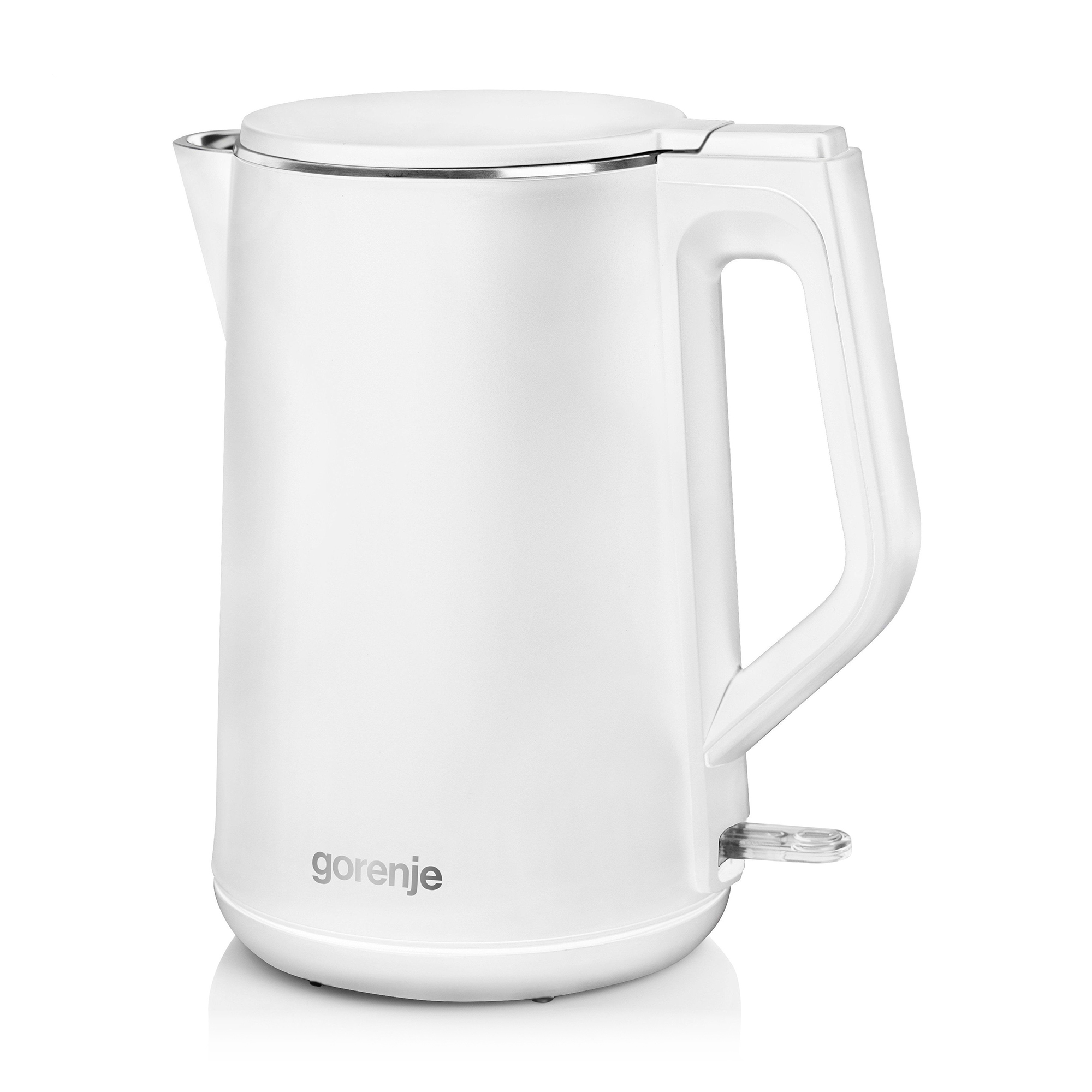 

Електрочайник Gorenje білий матовий, 1.5 л (K15DWW)