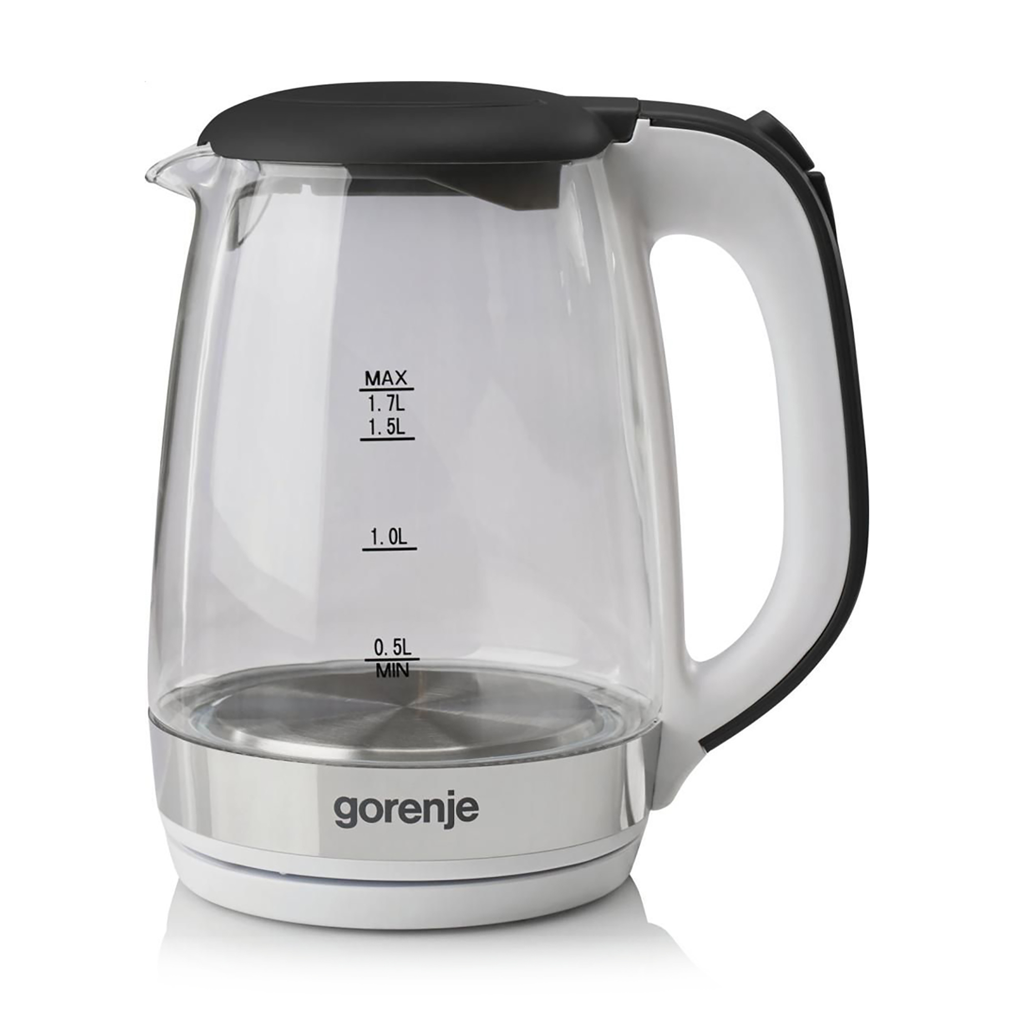 

Електрочайник Gorenje білий, 1.7 л (K17GXG)