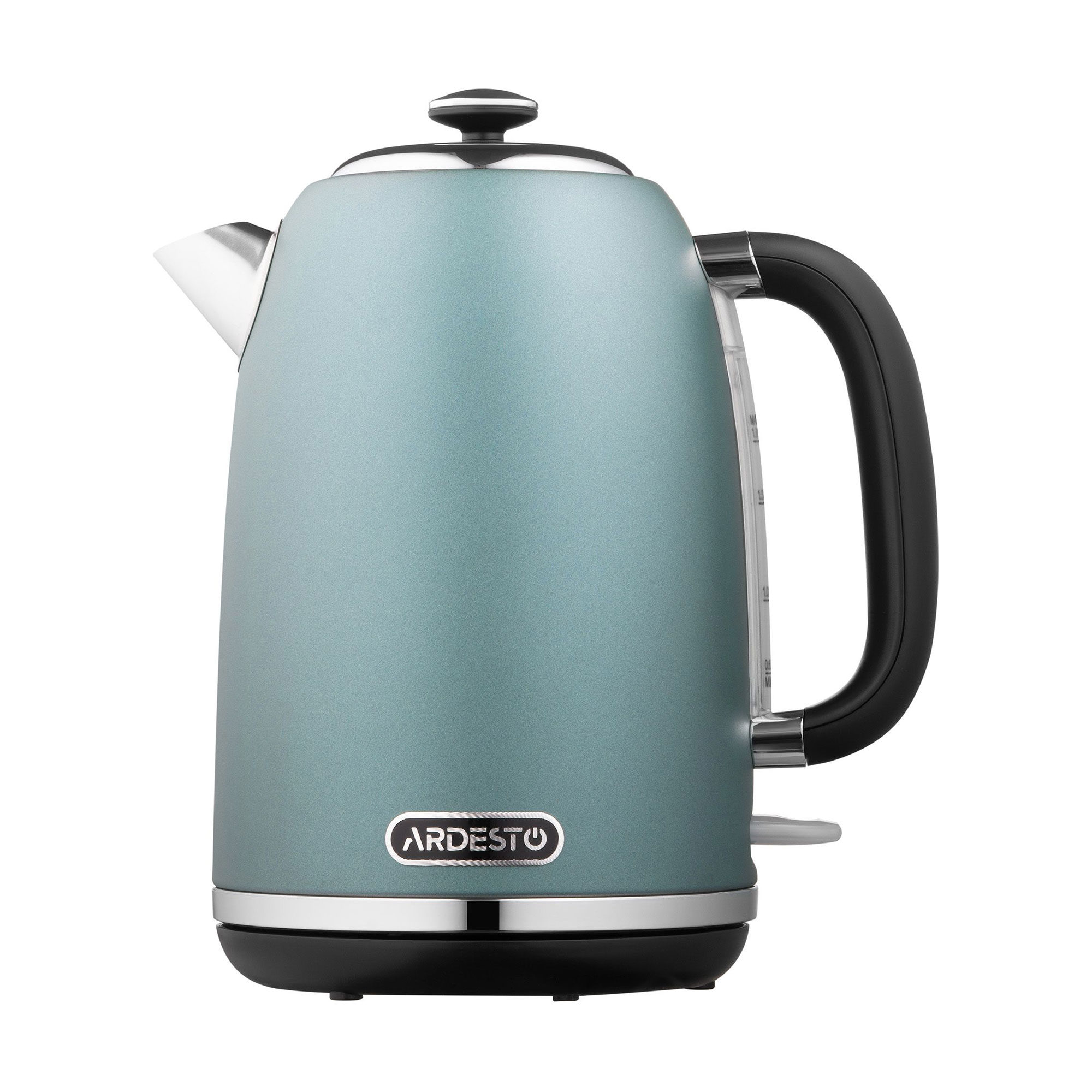 

Електрочайник Ardesto Mint Harmony м'ятний матовий, 1.8 л (EKL-F400G)