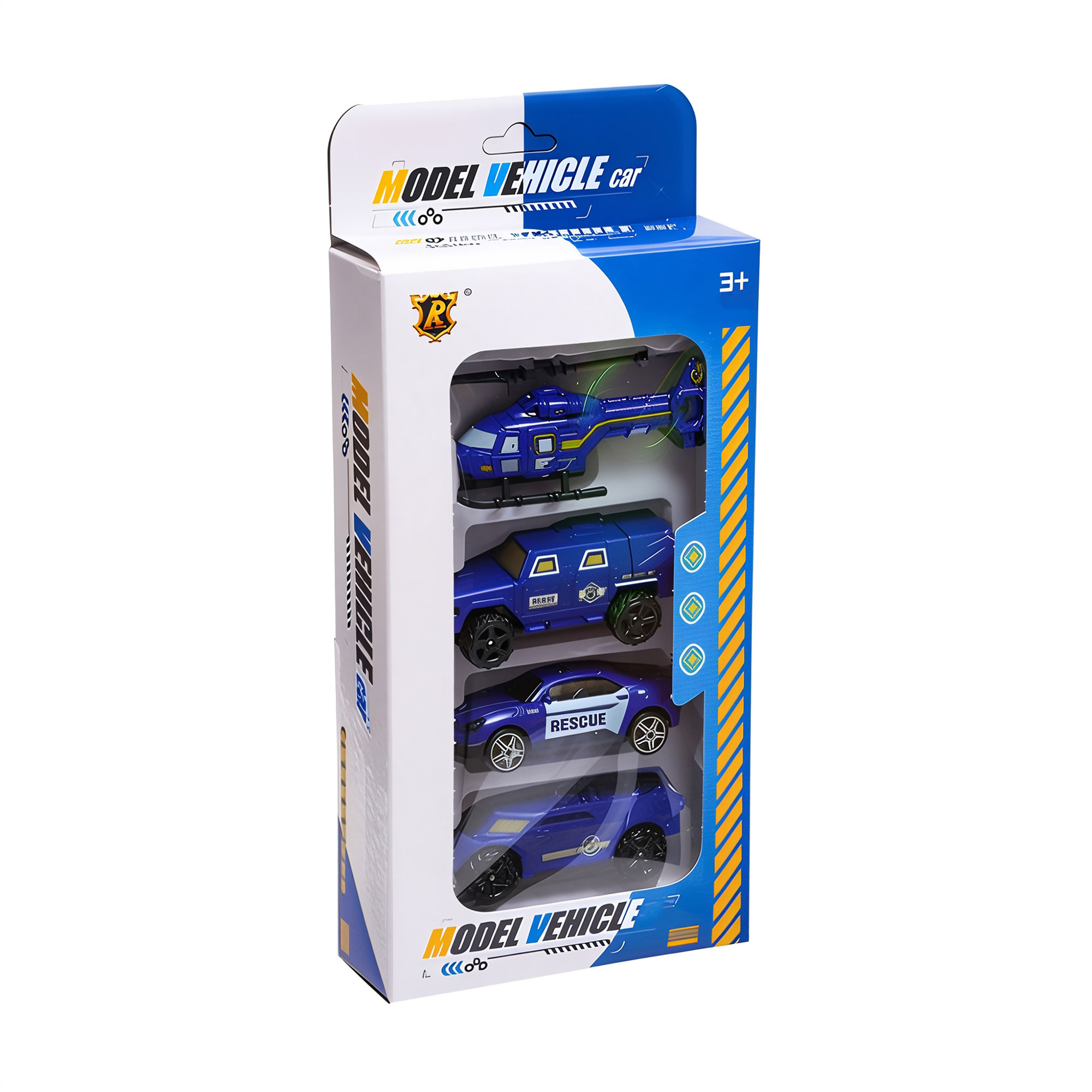 

Дитячий набір машинок Peng Rong Поліція, від 3 років, 23.5*11*4 см (вертоліт, 1 шт + машинки, 3 шт) (P868-A)