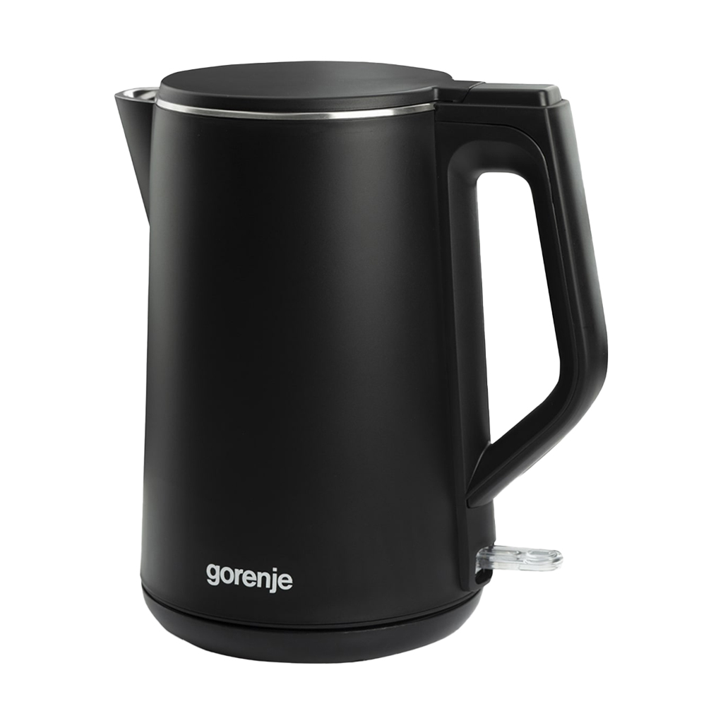 

Електрочайник Gorenje чорний матовий, 1.5 л (K15DWBK)