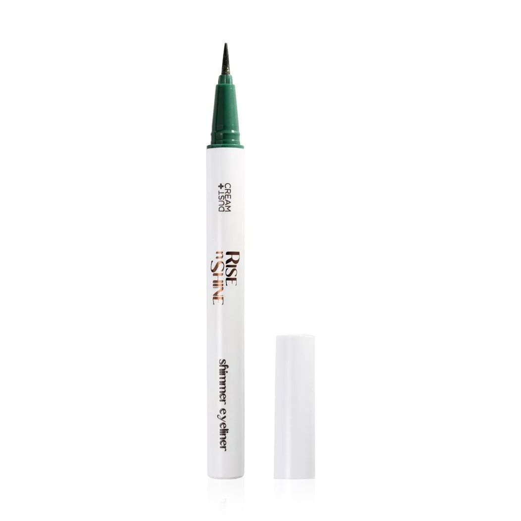 Підводка для очей DUST+CREAM Rise N Shine Shimmer Eyeliner, Green, 0.5 мл