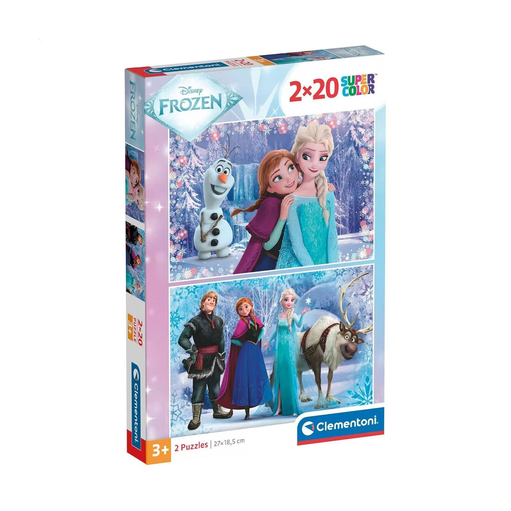 

Пазли 2 в 1 Clementoni Frozen, від 3 років, 27*18.5 см, 40 елементів (24825)