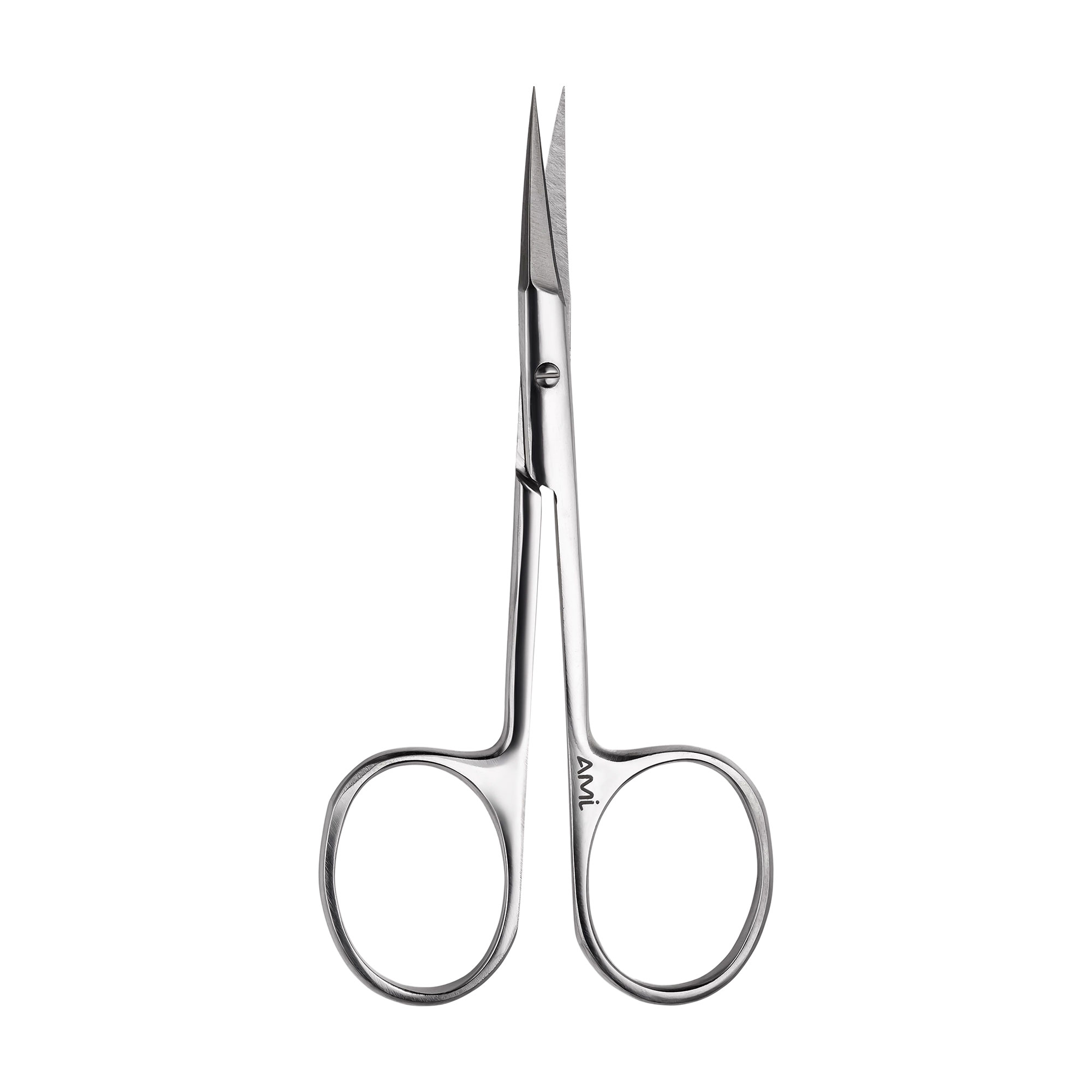 

Ножиці для кутикули АМІ Seagull глянцеві, з вигнутим полотном (0413)