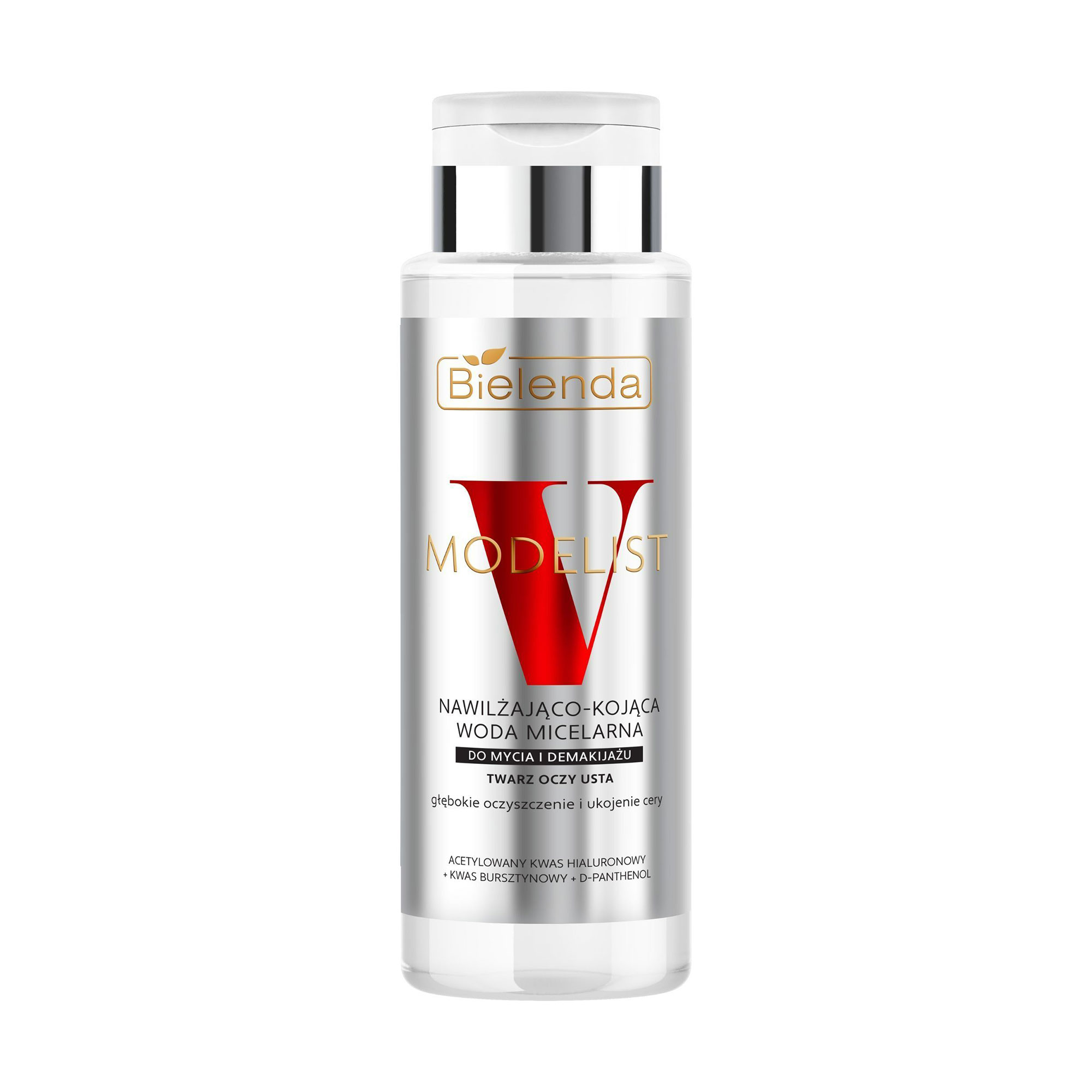 

Зволожувальна та заспокійлива міцелярна вода Bielenda V-Modelist, 400 мл