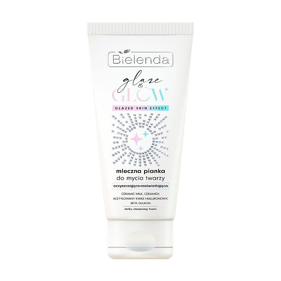 

Молочна пінка для вмивання Bielenda Glaze & Glow Milky Cleansing Foam, 135 г
