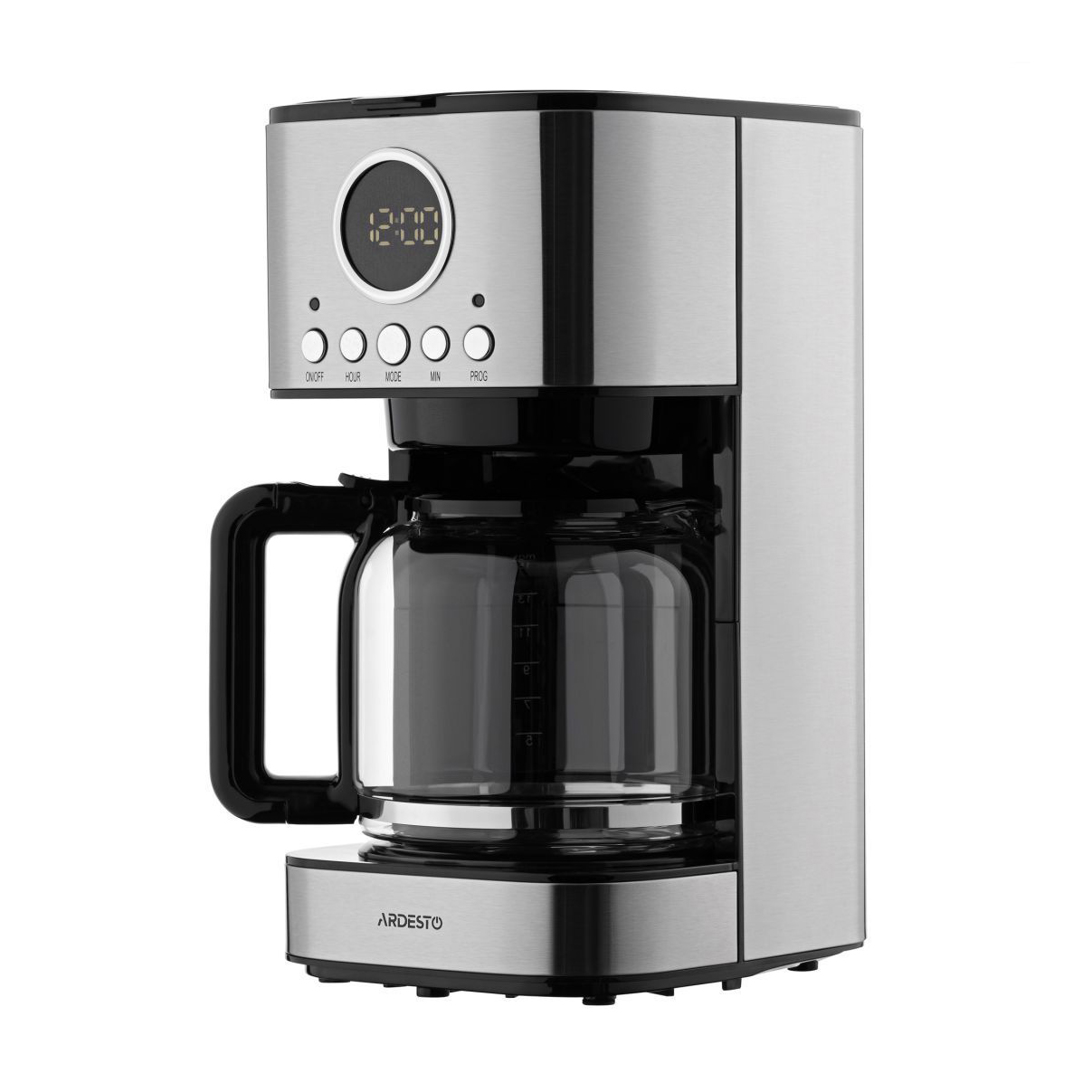 

Крапельна кавоварка Ardesto Steel Collection срібляста, 1.5 л (FCM-D3200)