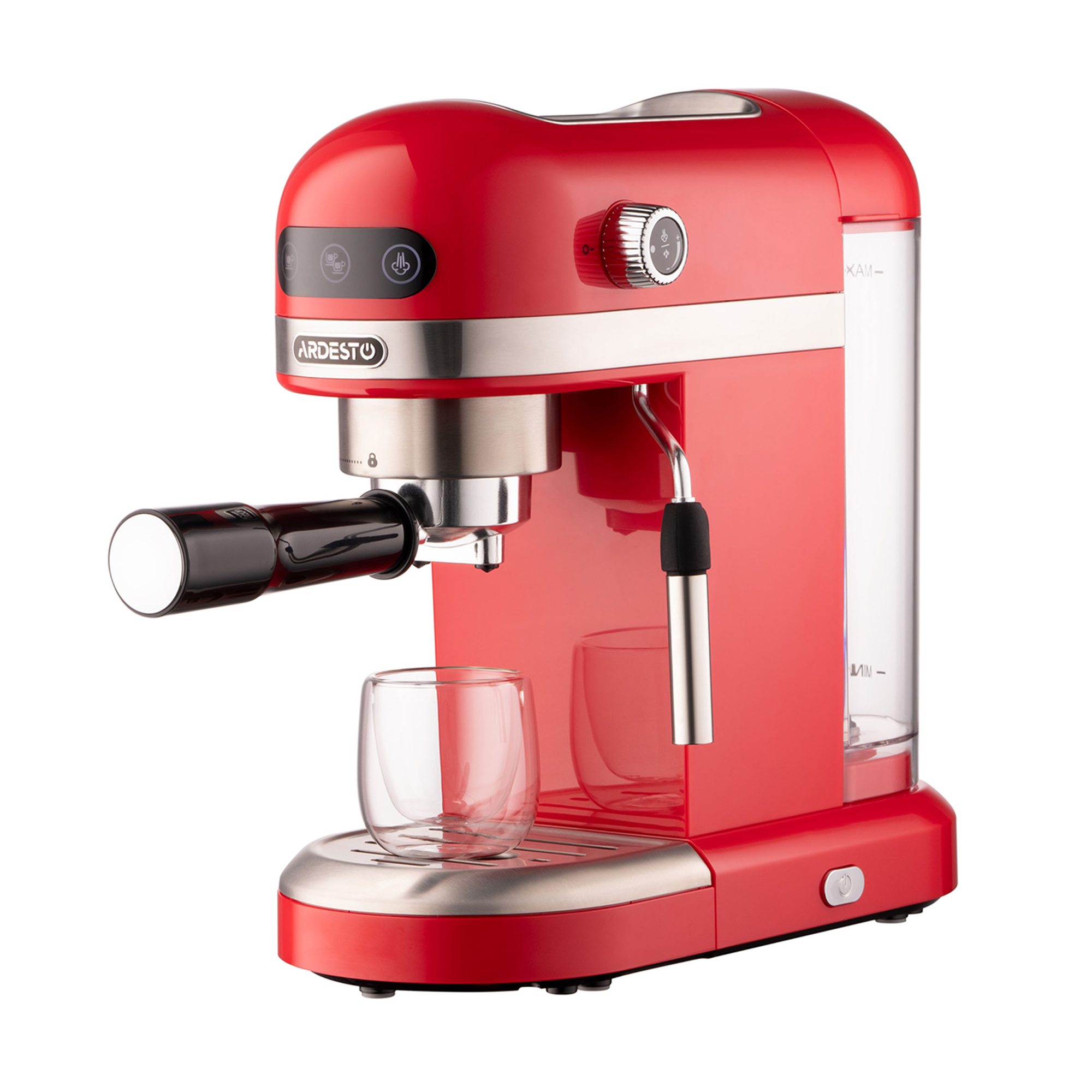 

Ріжкова кавоварка Ardesto червона, 1.4 л (YCM-E1501)