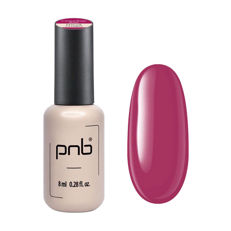 

Камуфлювальна каучукова база для гель-лаку PNB UV/LED Camouflage Base, Mauve Charm, 8 мл