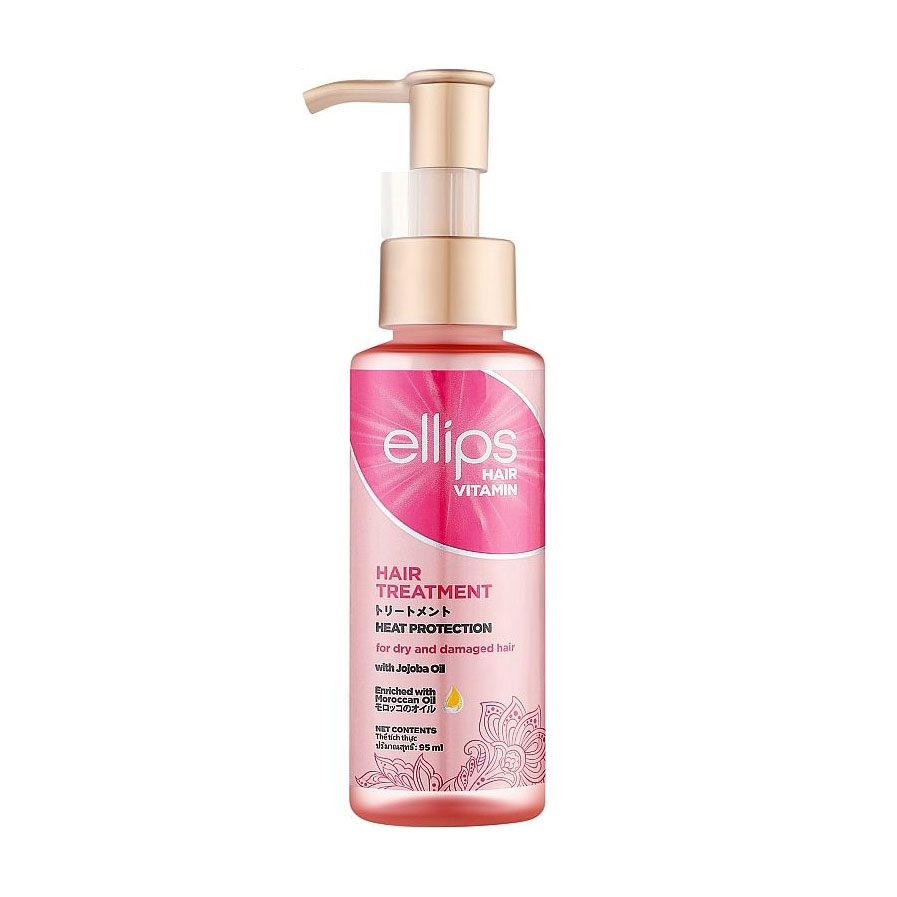 

Олія для волосся Ellips Hair Vitamin Treatment Терапія, з олією жожоба, 95 мл