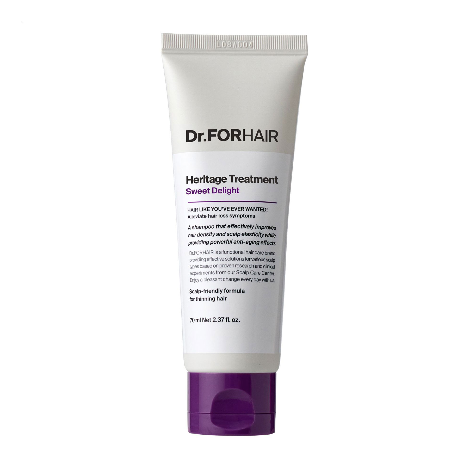 

Зволожувальна маска-кондиціонер Dr.FORHAIR Heritage Treatment Sweet Delight для тонкого волосся, 70 мл